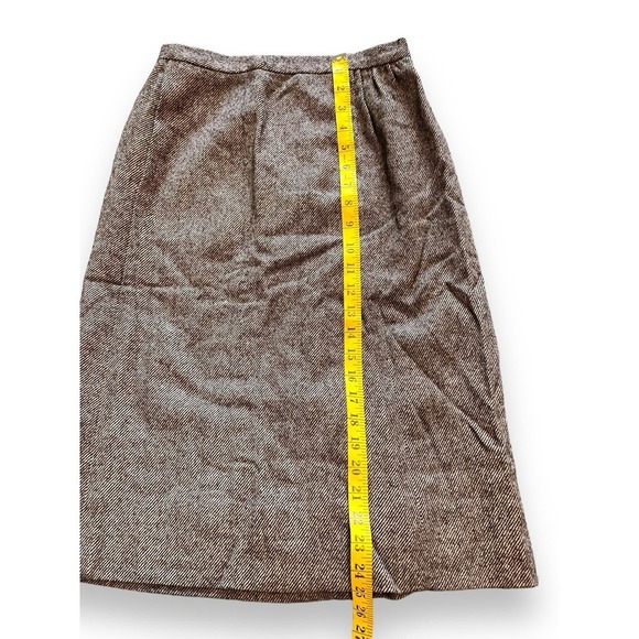 VTG Pendleton 100% Virgin Wool Lined Pencil Skirt Women's Gray 14 - Picture 7 of 10